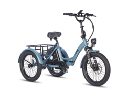 Triciclo Eléctrico Plegable De Carga Fafrees F20 Mate Con Batería De 48 V Y 20 Ah.