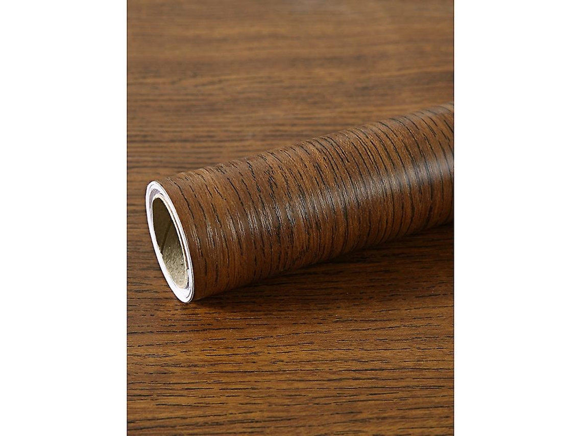 Rebe-pelicula Adhesiva Muebles Madera Nuez Marron 40cmx5m Mate Impermeable Diy Vinilo Decorativo