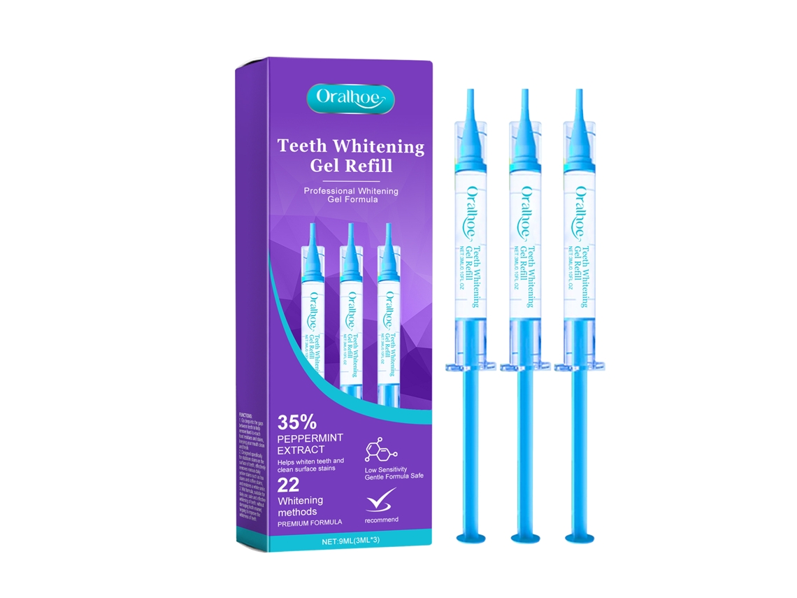 Gel blanqueador dental eficaz para un blanqueamiento rápido.