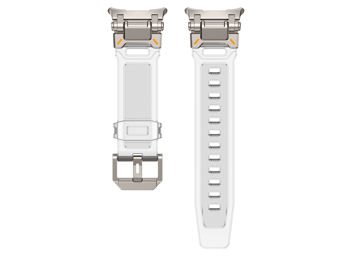 Pulsera XIAOMOYU para Samsung Galaxy Watch 7 Ultra de 47 mm (Titanio transparente)