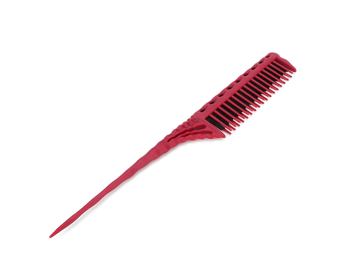 Peine para peinar el cabello ligero y fácil de usar de Jinyubo Store (rojo)