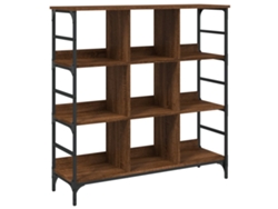Maison Exclusive - Aparador De Madera De Ingeniería Marrón Roble 102x32x103,5 Cm