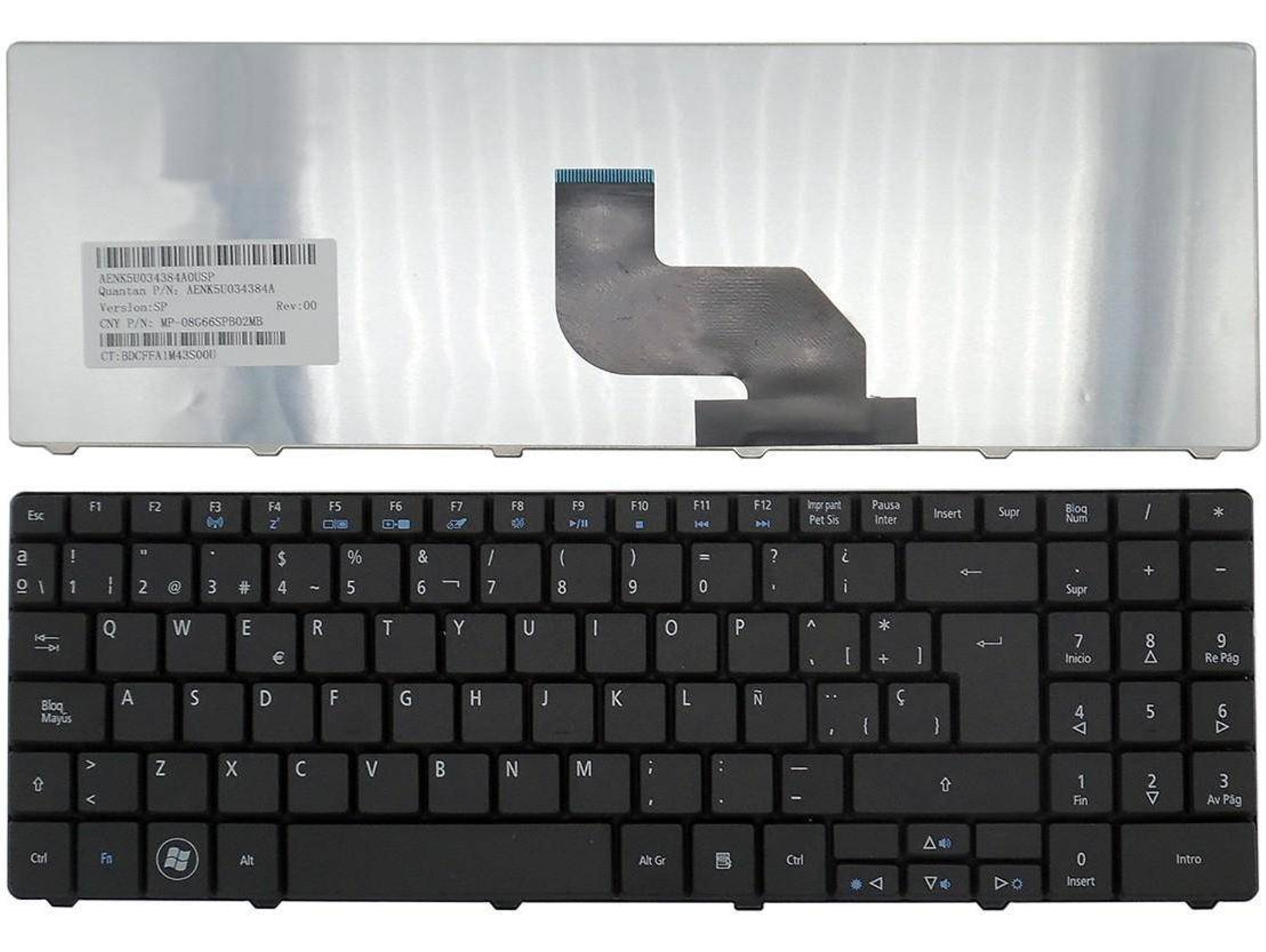 Teclado para Compal Nsk-Gfk0S 9Z.N2M82.K0S