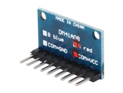 2026as-kit de 4 módulos LED rojos de ánodo común con pines para protoboard, impresora 3D, MCU Arm 3-24V DM41A08_R_VCC