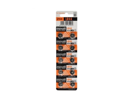 Blíster 10 Pilas de Botón Alcalinas 1.5V LR44 AG-13 LEDKIA