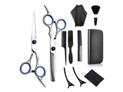 Juego de tijeras profesionales de peluquería (11 piezas) para salones de belleza y barberías - Stelasplen