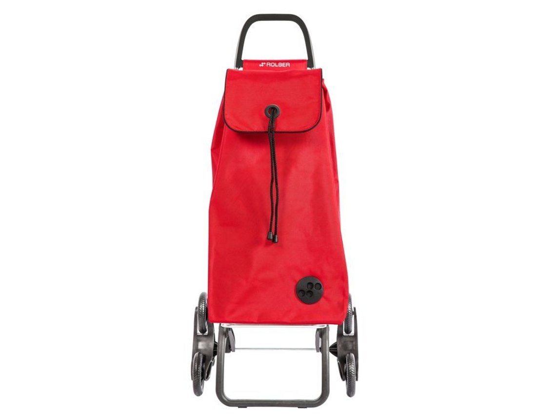 Carrito de compras Rolser I Max Mf de 6 ruedas de aluminio rojo