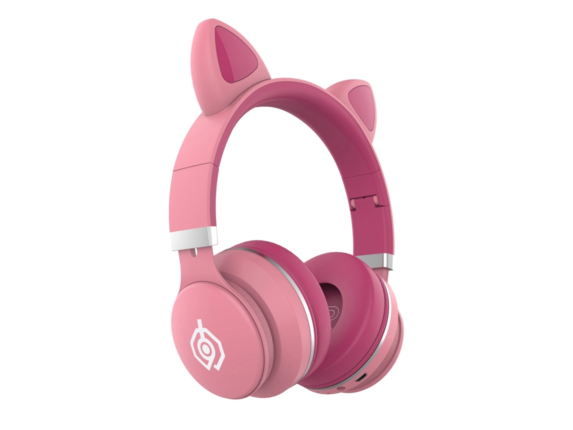 Auriculares Bluetooth TRUMSEN Led031 Over Ear Rosa