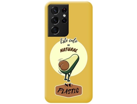 Carcasa Samsung Galaxy S21 Ultra 5G TUMUNDOSMARTPHONE Natural No Plastic Amarillo