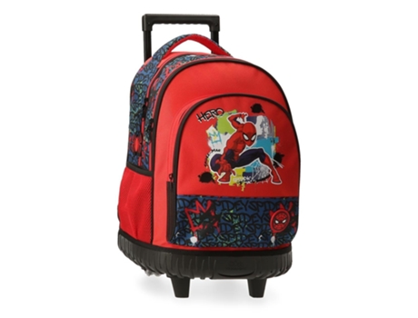 MARVEL Mochila Escolar Poliéster Spiderman Urban Rojo