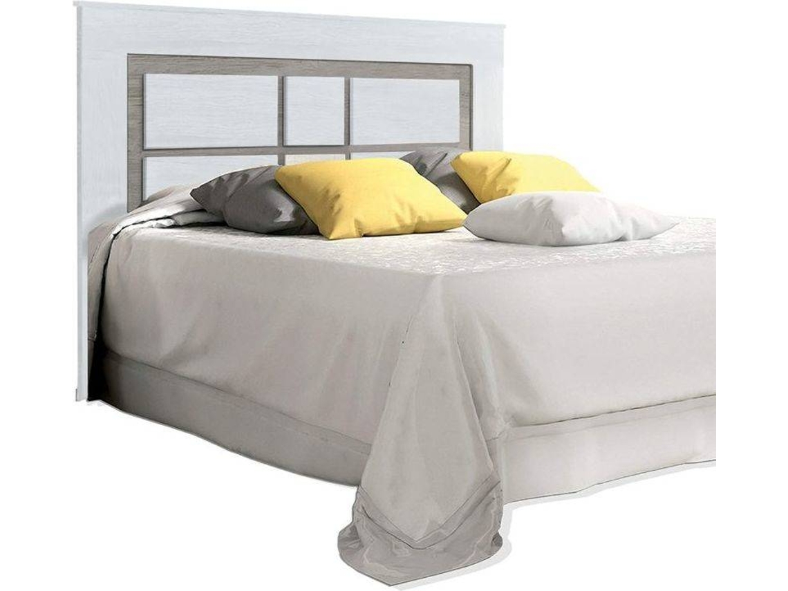 Cabecero HOMESOUTH Andersen Pino - Gris (Melamina - 160 x 119,3 x 3,8  cm)