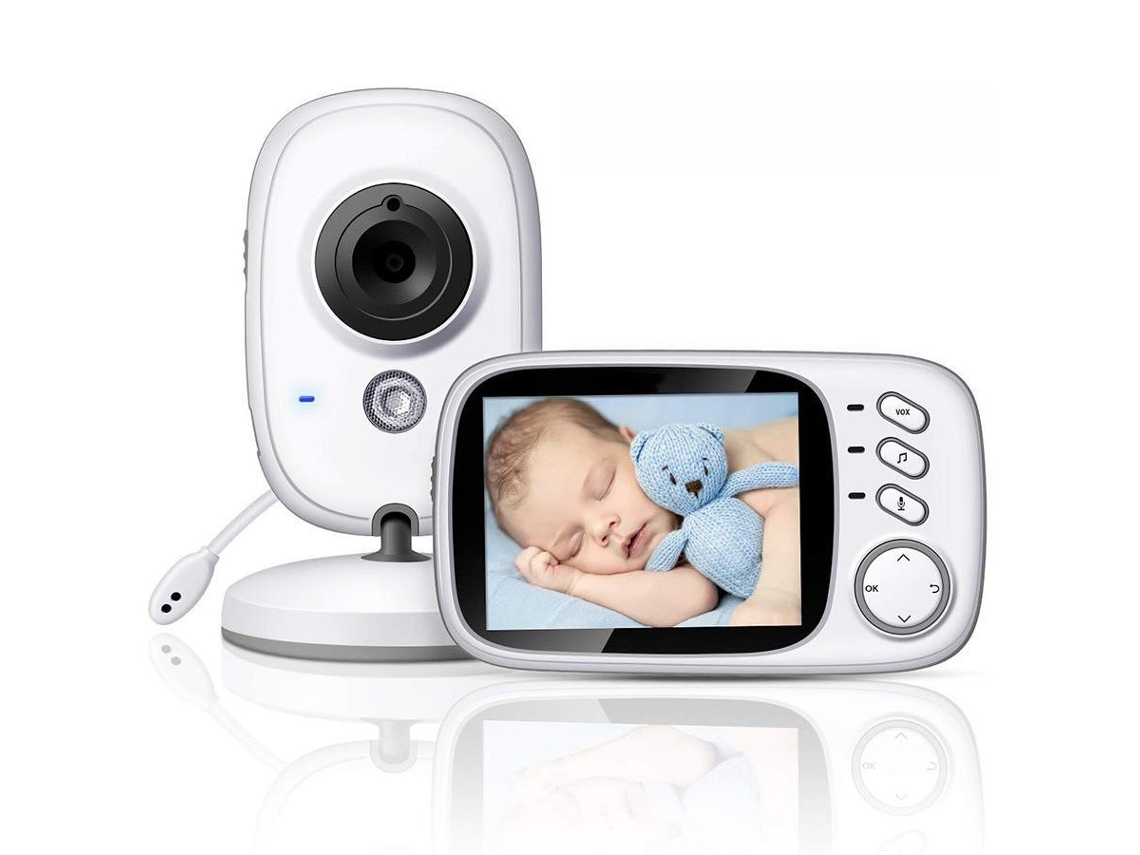 Monitor para bebés con cámara HD, visión nocturna y audio bidireccional / VB63 Czhhmart