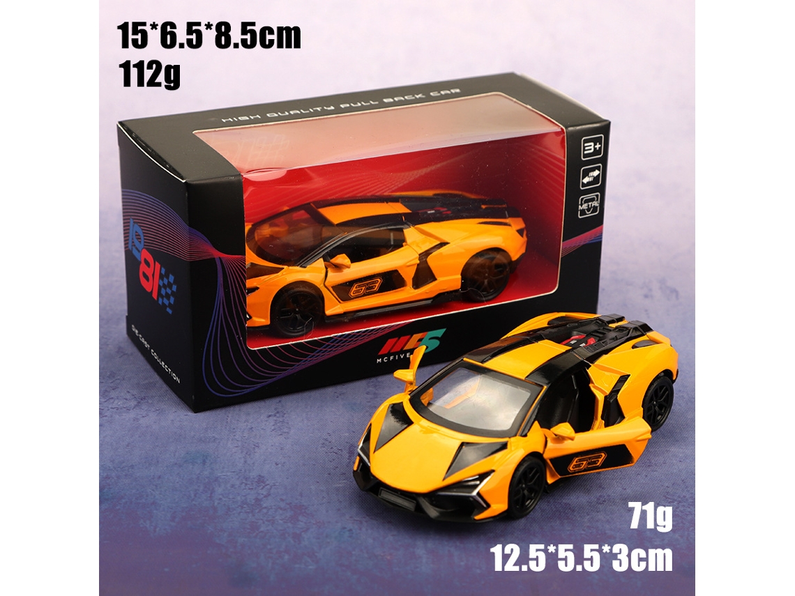 Modelo De Coche De Metal Fundido A Presión Simulado, Escala 1/36, Juguete Para Niños