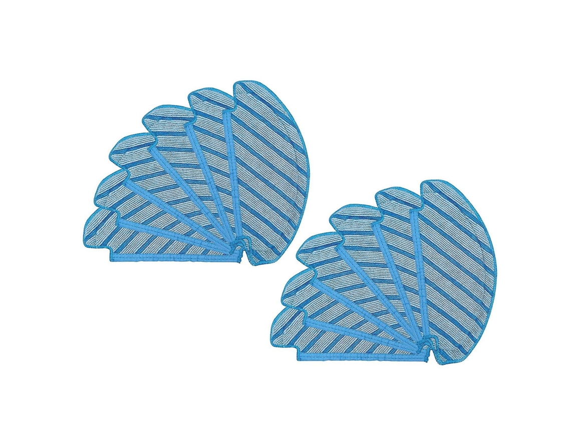 Kit de pano esfregão 12 peças para ecovacs deebot ozmo t8 t8 aivi robot