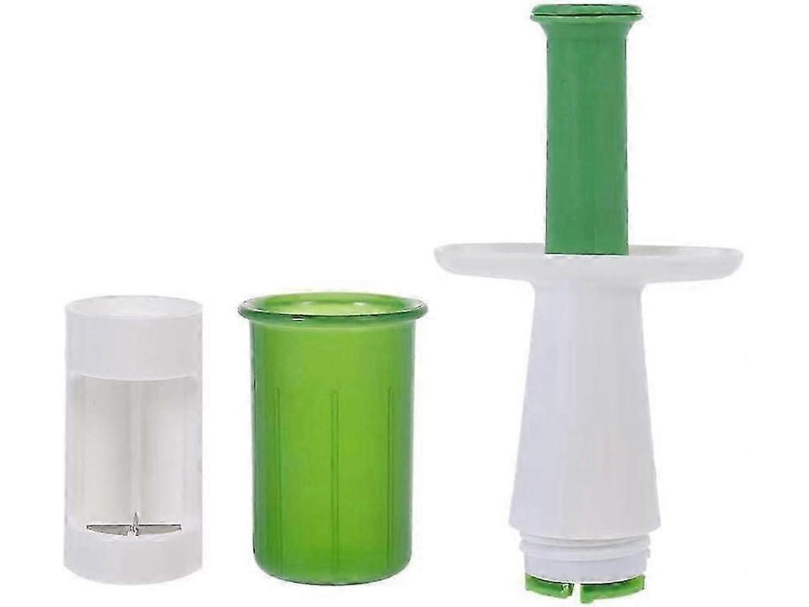 Cortador de frutas y verduras para fresas, cerezas, uvas y tomates; utensilio de cocina sencillo y portátil para cortar frutas y ensaladas.