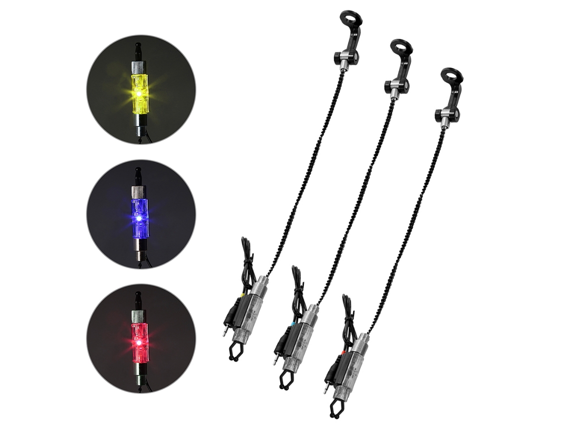 Kit De Alarma Digital Para Pesca Con Led Y Oscilador Iluminado - Alarma De Punta Inalámbrica