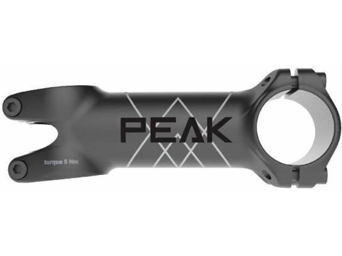 Vástago de Aluminio DEDA Mud Peak 1-1/8" 31.7 6º (Negro - 100 mm)