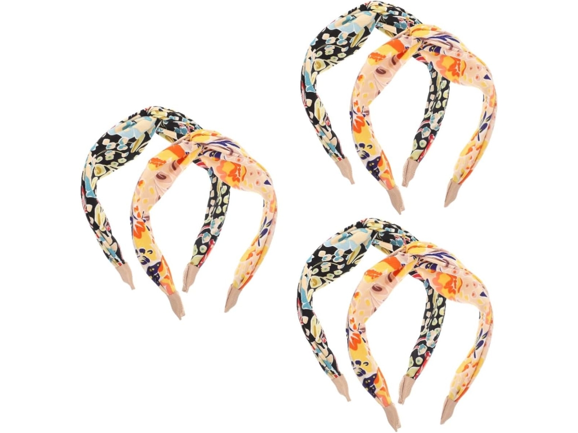 Juego De 3 Diademas De Gasa Anudadas Para Mujer, Accesorios Decorativos Para El Cabello 2