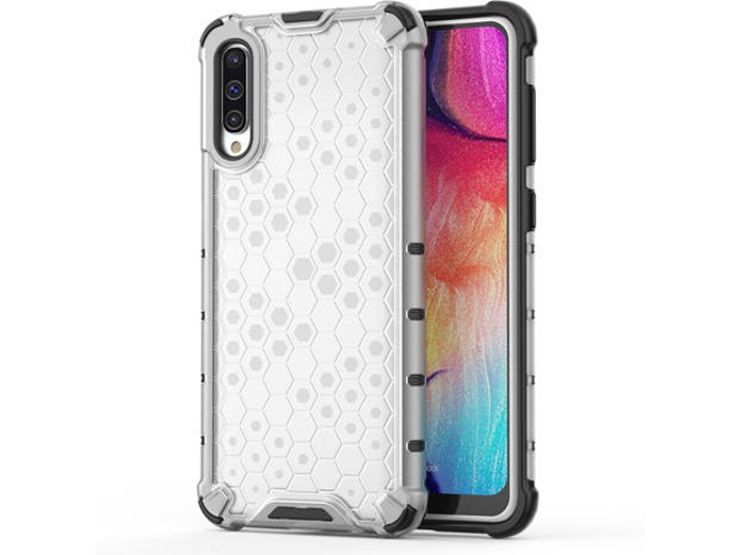 Carcasa Samsung Galaxy A50 HURTEL Honeycomb Transparente