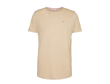 Camisetas TOMMY JEANS Hombre Algodón Organico (XXL - Beige)