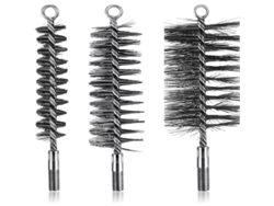 Set De 3 Cepillos De Alambre Para Limpieza De Chimeneas Calderas Hornos Diametros 30 50 80mm Longitud 185mm