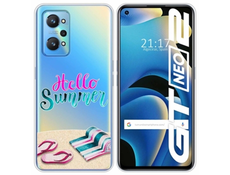 Carcasa Realme GT NEO 2 5G TUMUNDOSMARTPHONE Dibujos Transparente Multicolor