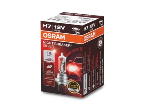 Lámpara H7 12V55W Night Beaker® Plata OSRAM