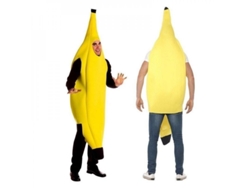 Disfraz Unisex De Plátano Amarillo Divertido Para Adultos Para Fiestas De Halloween, Accesorios Para Disfraces Y Bailes.