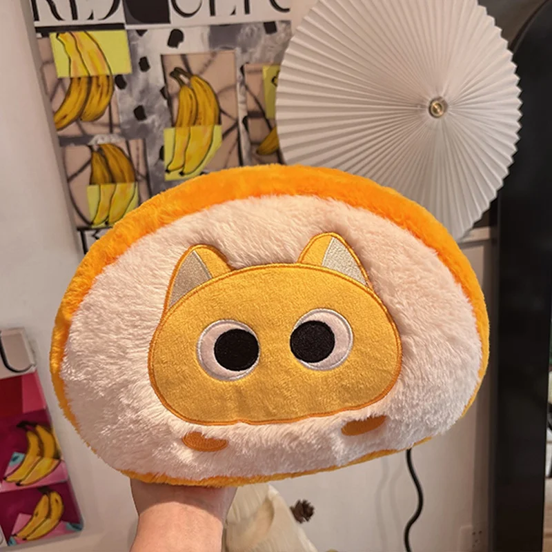 (naranja, 32 Cm) Cojín Decorativo Enrollado Suizo Con Forma De Gato Adulto, Cojín Para Sofá, Cojín Decorativo Creativo