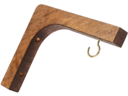 Kichouse Juego De 2 Ganchos De Madera Para Plantas De Pared: Soportes Prácticos Y Elegantes Para Colgar Plantas Y