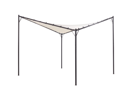 Pérgola De Jardín Crema 300 X 300 Cm Aventine BELIANI
