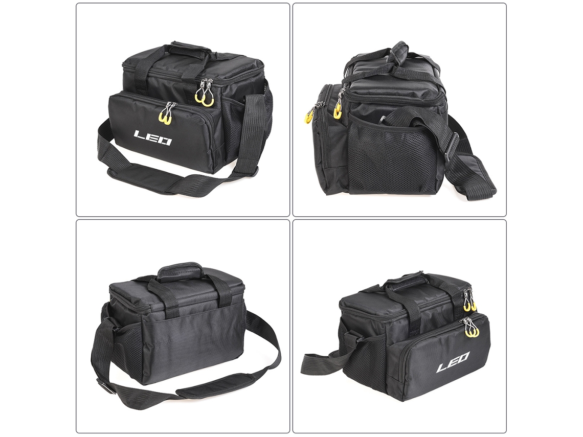 Bolsa de pesca multifuncional con cojines