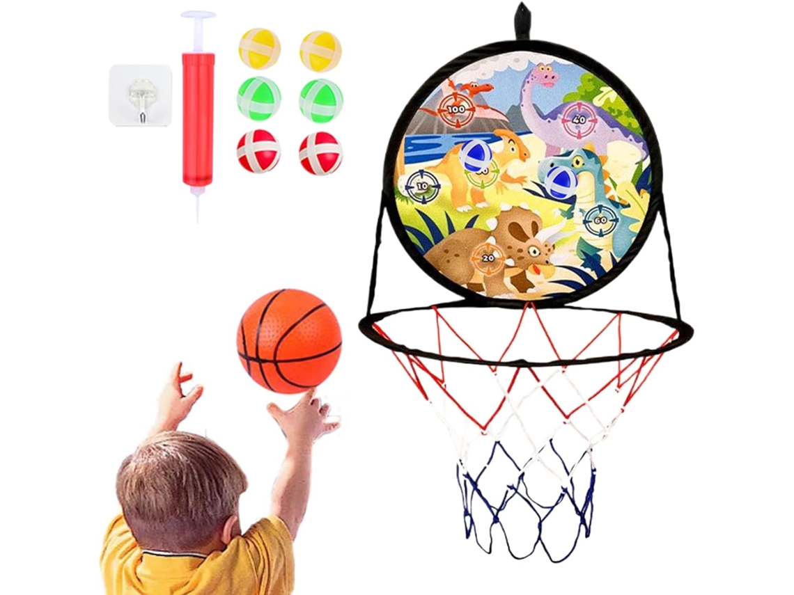 Aro De Baloncesto 2 En 1, Dardos Para Niños, Dardos De Juguete Seguros Para Deportes Al Aire Libre E