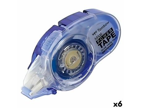 Cinta Adhesiva TOMBOW Maxi Power Transparente Polietileno 8,4 mm 16 m (6 Unidades)