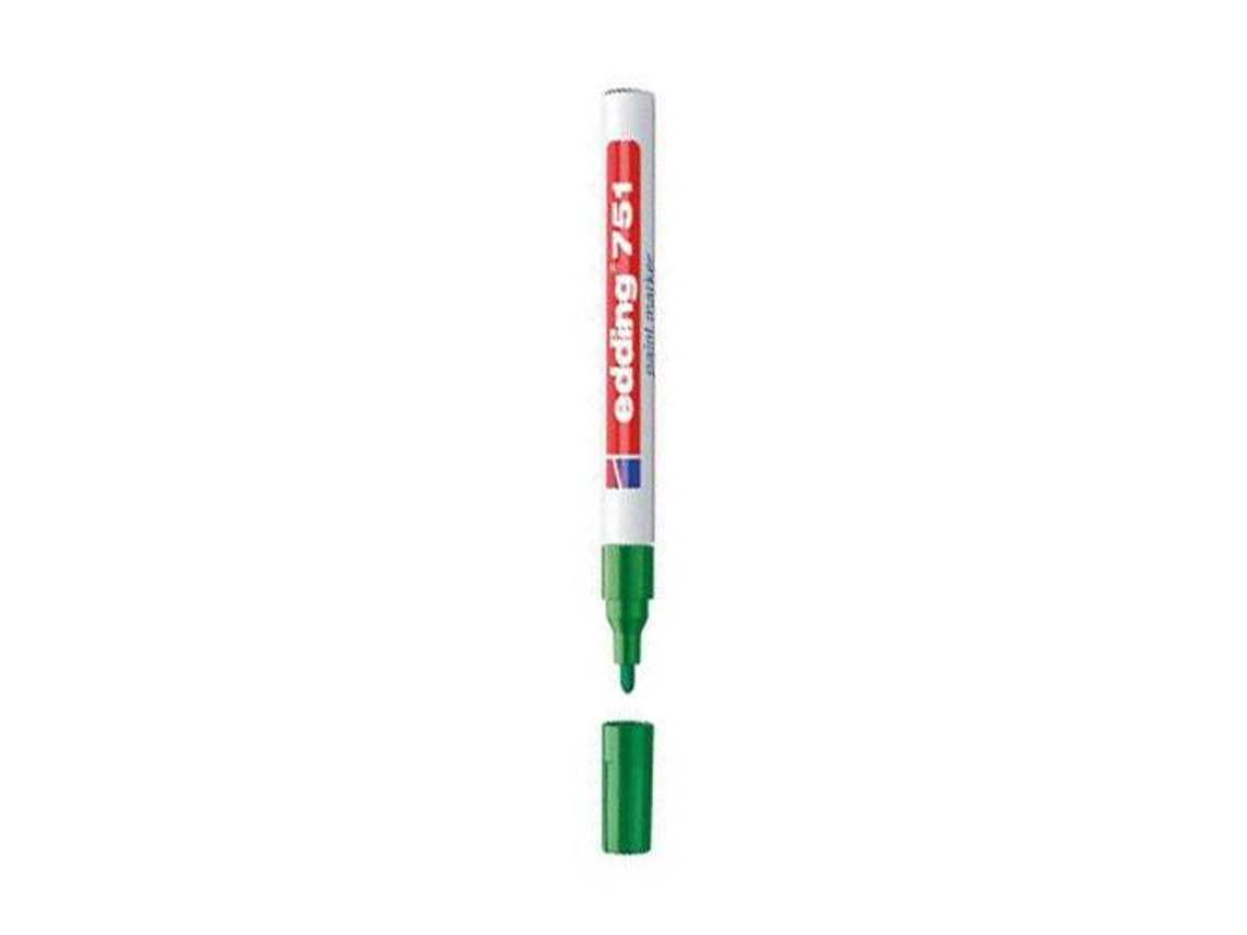 Edding Marker Tip Fibra 751 Verde Punta Redonda 1-2 Mm