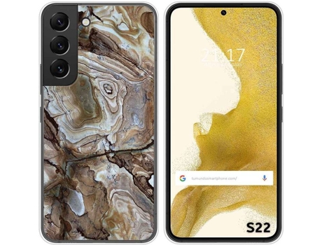 Carcasa Samsung Galaxy S22 5G TUMUNDOSMARTPHONE Dibujos Mármol 14 Multicolor