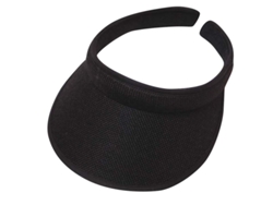 Visera Unisex, Gorra De Tenis Y Golf, Gorra Solar Con Protección Uv (negra)