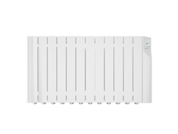Emisor termoeléctrico de 12 elementos Cálidahome Sentinel 1800w, fluido de alta transferencia 150 W/elemento, detector de presencia, habitaciones de 18 a 23 m²