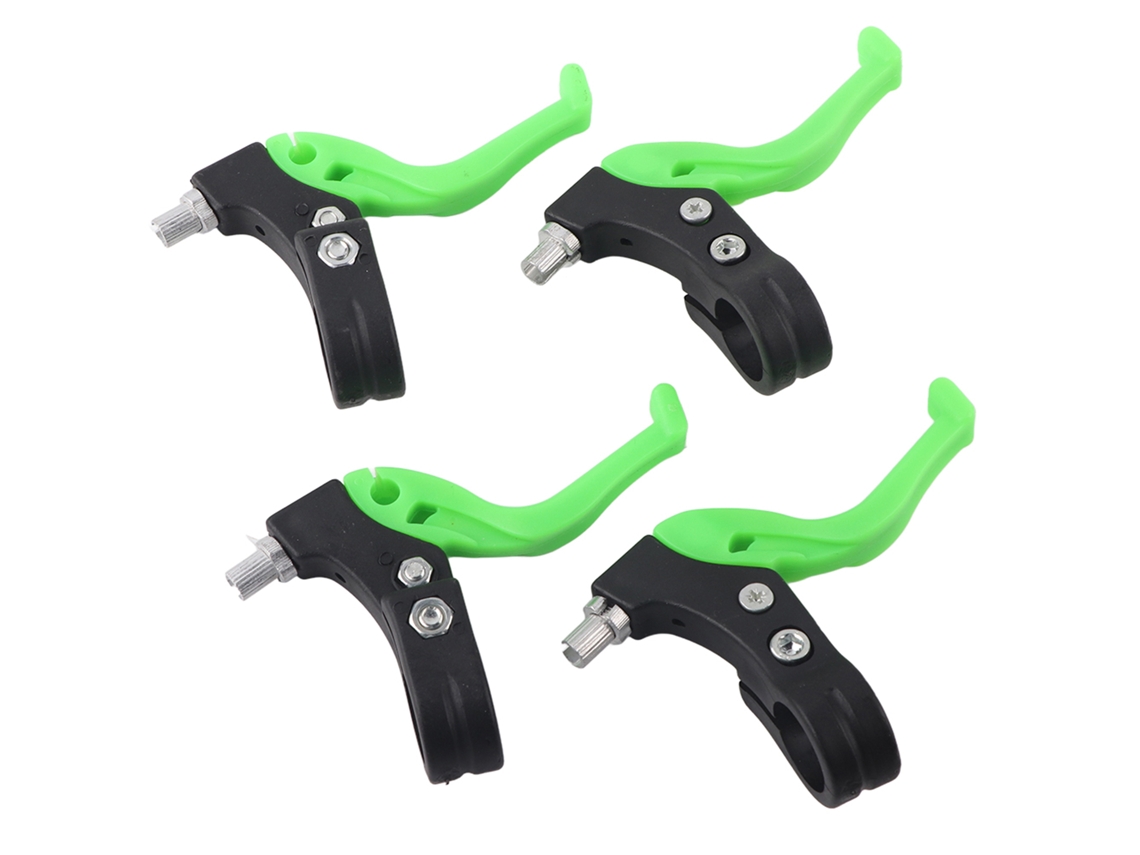 2026-palancas De Freno Para Bicicleta Infantil Ergonómicas Ajustables Para Manillar 22.2mm/0.9in Color Negro Verde