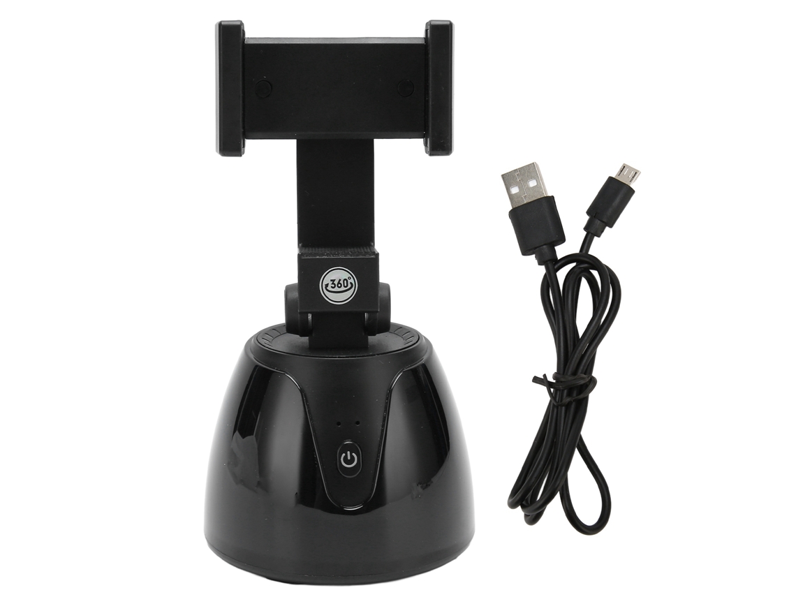 Soporte De Teléfono Con Seguimiento Automático 360 Grados, Soporta Móvil Con Detección De Movimiento Inteligente