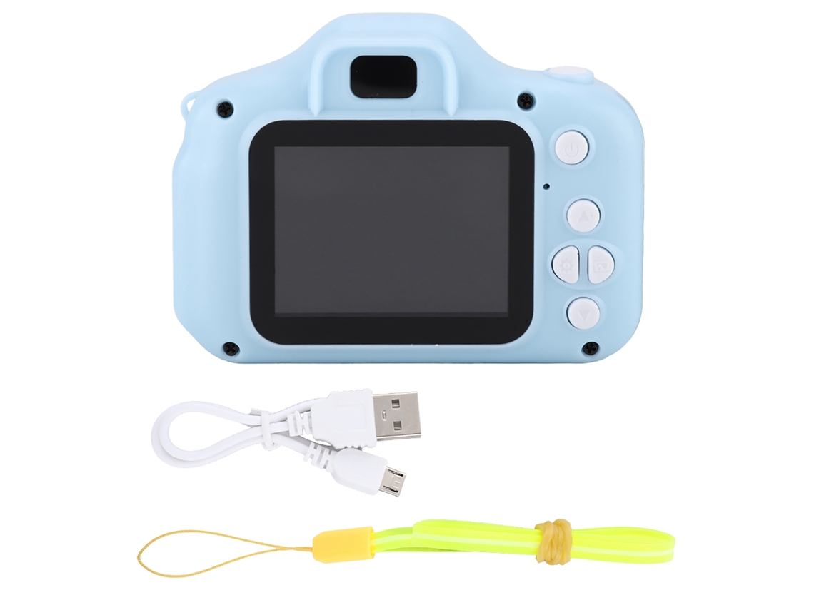 Cámara Digital Infantil X2 Mini Con Pantalla Ips De 2 Pulgadas, Hd 1080p Y Función De Vídeo - Azul