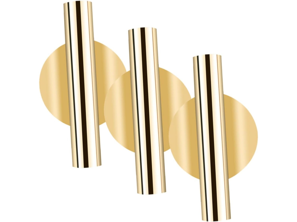 Juego De 3 Jarrones Colgantes Dorados Para Plantas, Ideales Para Colgar En La Pared.