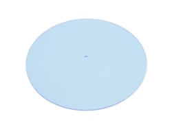 Alfombrilla Acrílica Transparente Para Tocadiscos De 12 Pulgadas Que Reduce La Estática Y El Ruido - Azul Claro