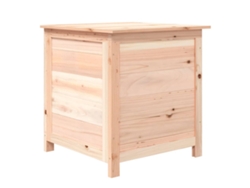 Baúl para cojines VIDAXL Marrón Madera (50x50x56 cm)