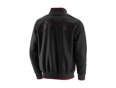 Chaqueta de Hombre FANATICS Negra Ducks Letterman Sintetico Negro (S)