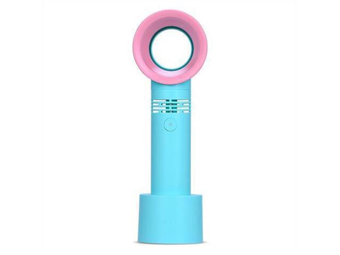 Mini ventilador portátil USB sin aspas para secar extensiones de pestañas. Herramienta de belleza.