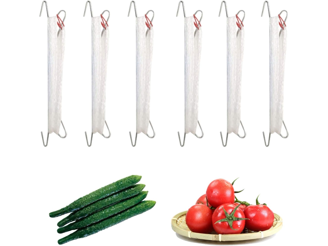 Ganchos metálicos para tomates (10 m)