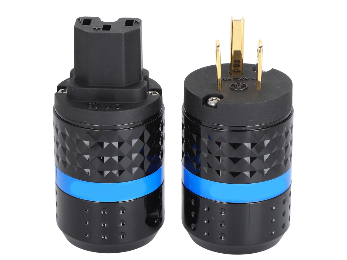 Enchufe De Alimentación De Audio Monosaudio, Conector De Alimentación De Cobre Puro Para Aparatos Audiovisuales