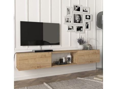 Mueble de TV [EN.CASA] Paltamo (180 x 31 x 30 cm - Aglomerado - Marrón)
