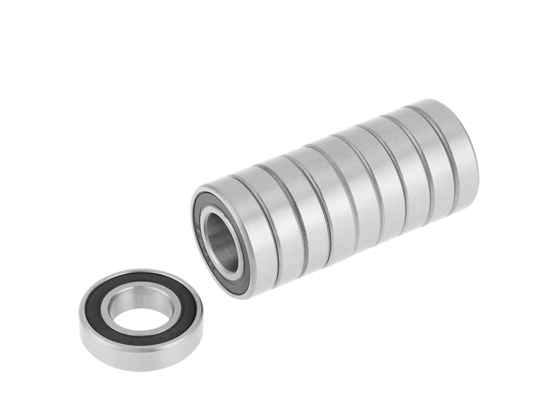 10 Unidades De Rodamientos De Bolas De Ranura Profunda 6901-2rs Sellados En Goma De 12x24x6 Mm